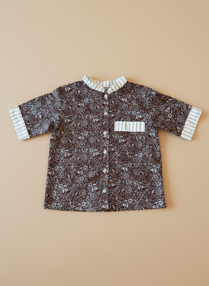 Chemise Sulu — Bandana marron