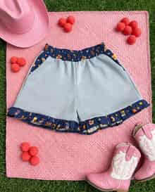 Soa Soa — Le short, et sa version molleton. · vêtement enfant cousu main Bonbon Piment