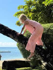 Ensemble Maeva — La tenue de l'été, zéro réflexion. · vêtement enfant cousu main Bonbon Piment