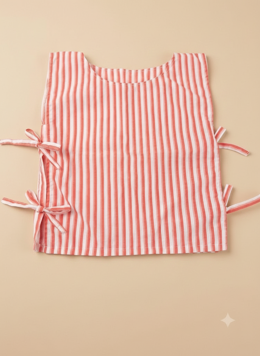 Ensemble Maeva — Rayé corail