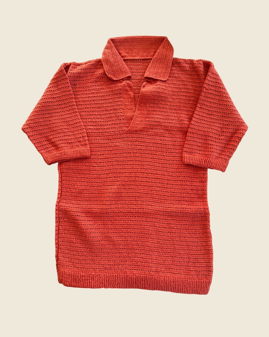 Polo corail mafana coloris Corail