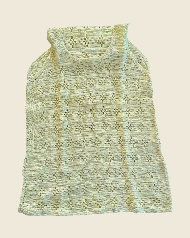 Débardeur malalaka coloris Jaune pâle