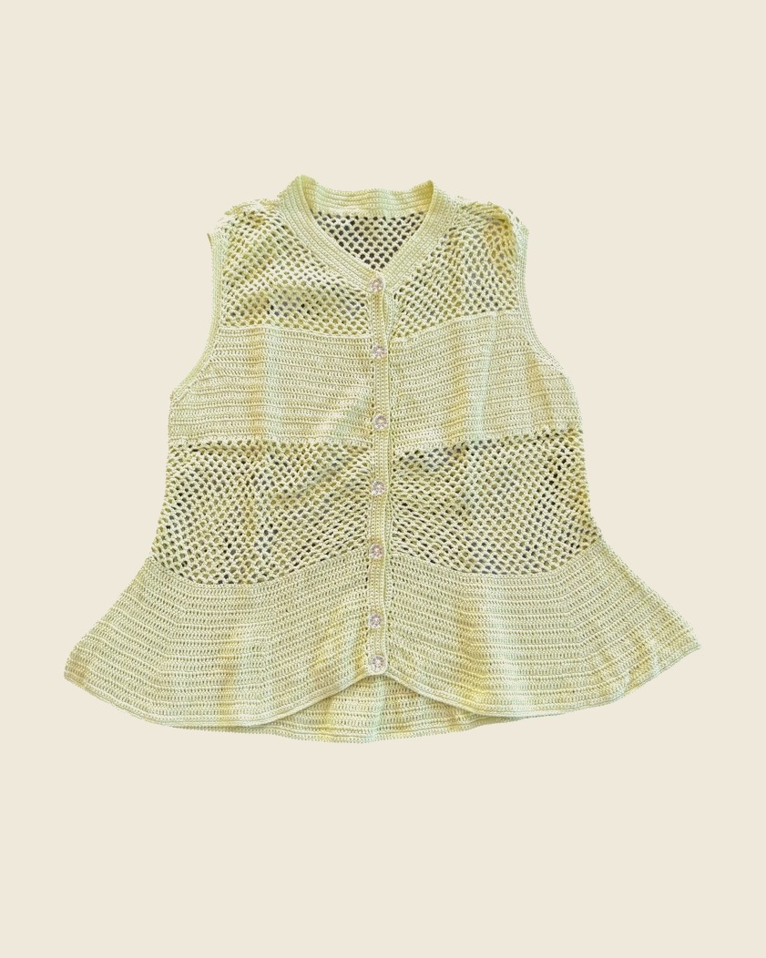 Gilet hasina coloris Jaune