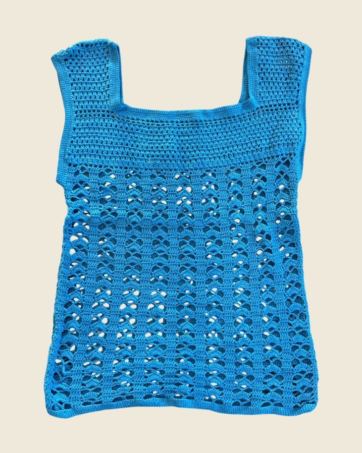 Débardeur malalaka coloris Bleu turquoise